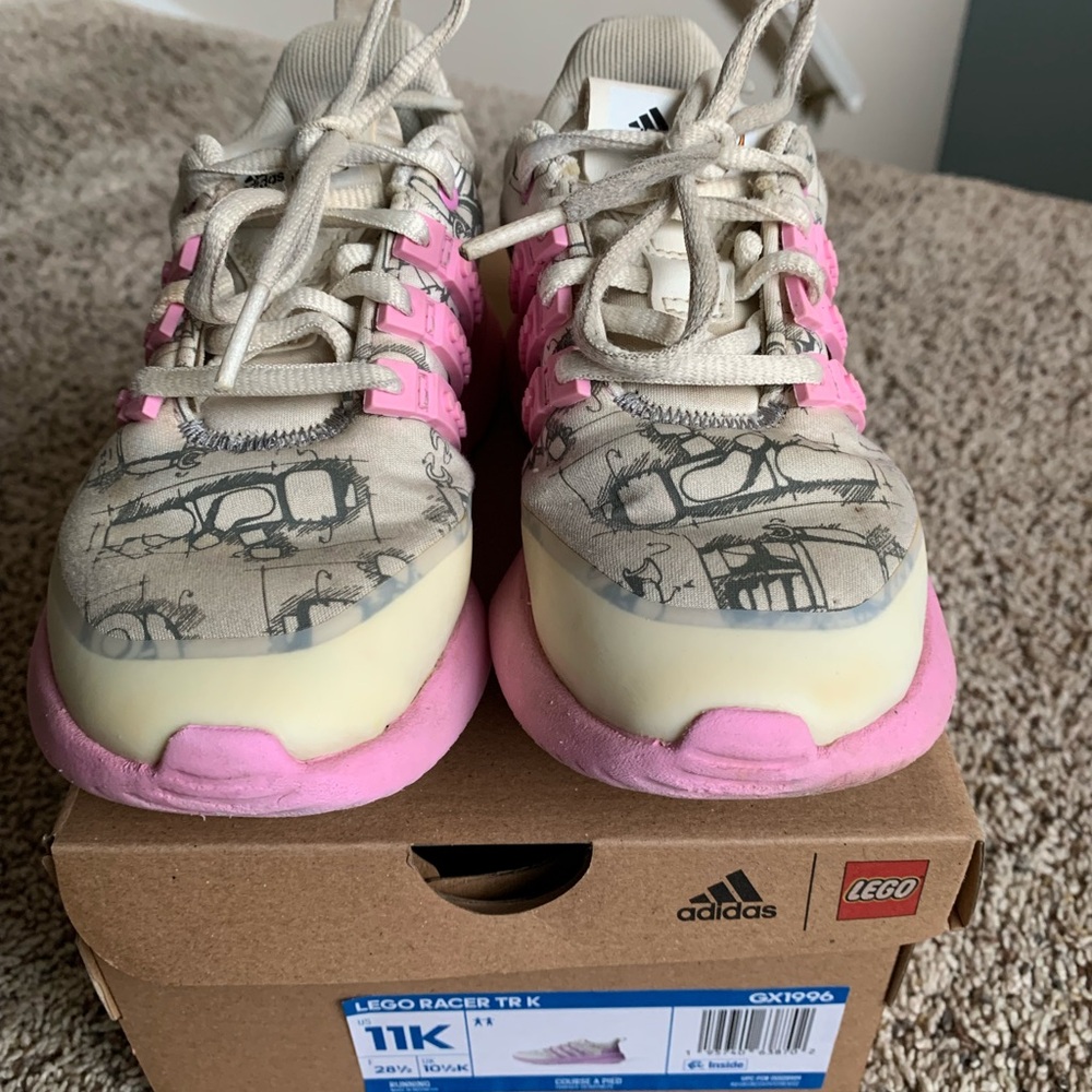Adidas Kids Sneakers - Pink and Cream